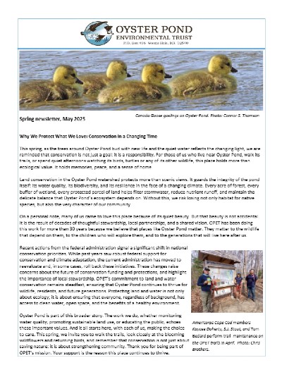 OPET 2025 Summer Newsletter